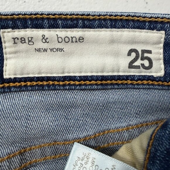rag & bone Nina High-Rise Ankle Flare Jeans Women’s Size 25 Raw Hem - Picture 8 of 13